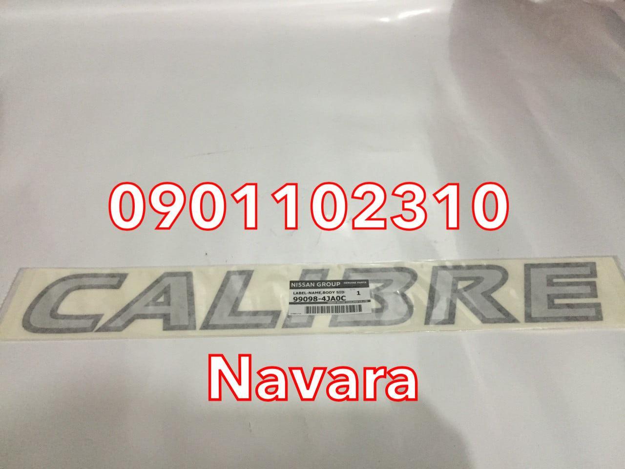 Chá»¯ CALIBRE Navara 990984JA0C